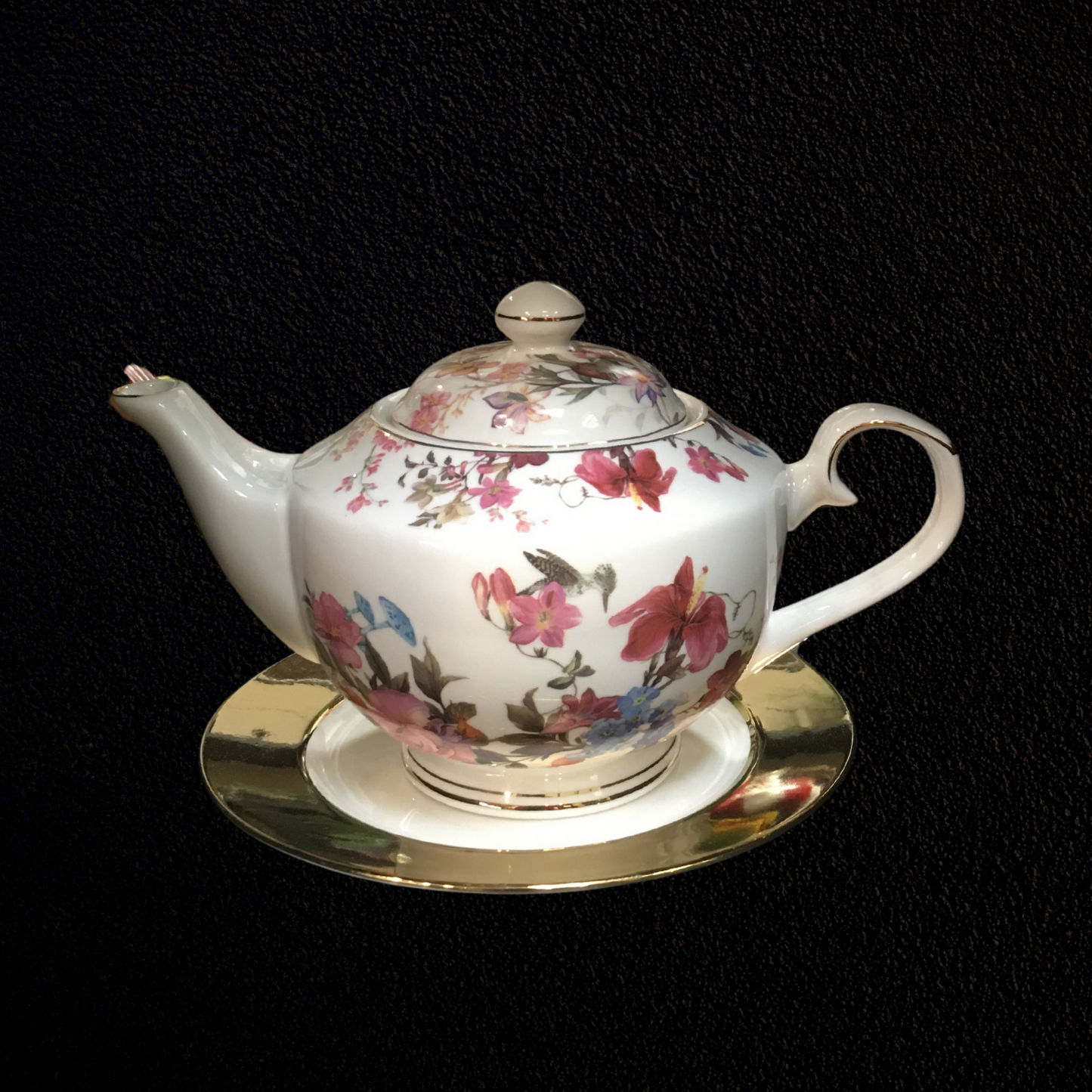 Teapot - Full-size Floral Design